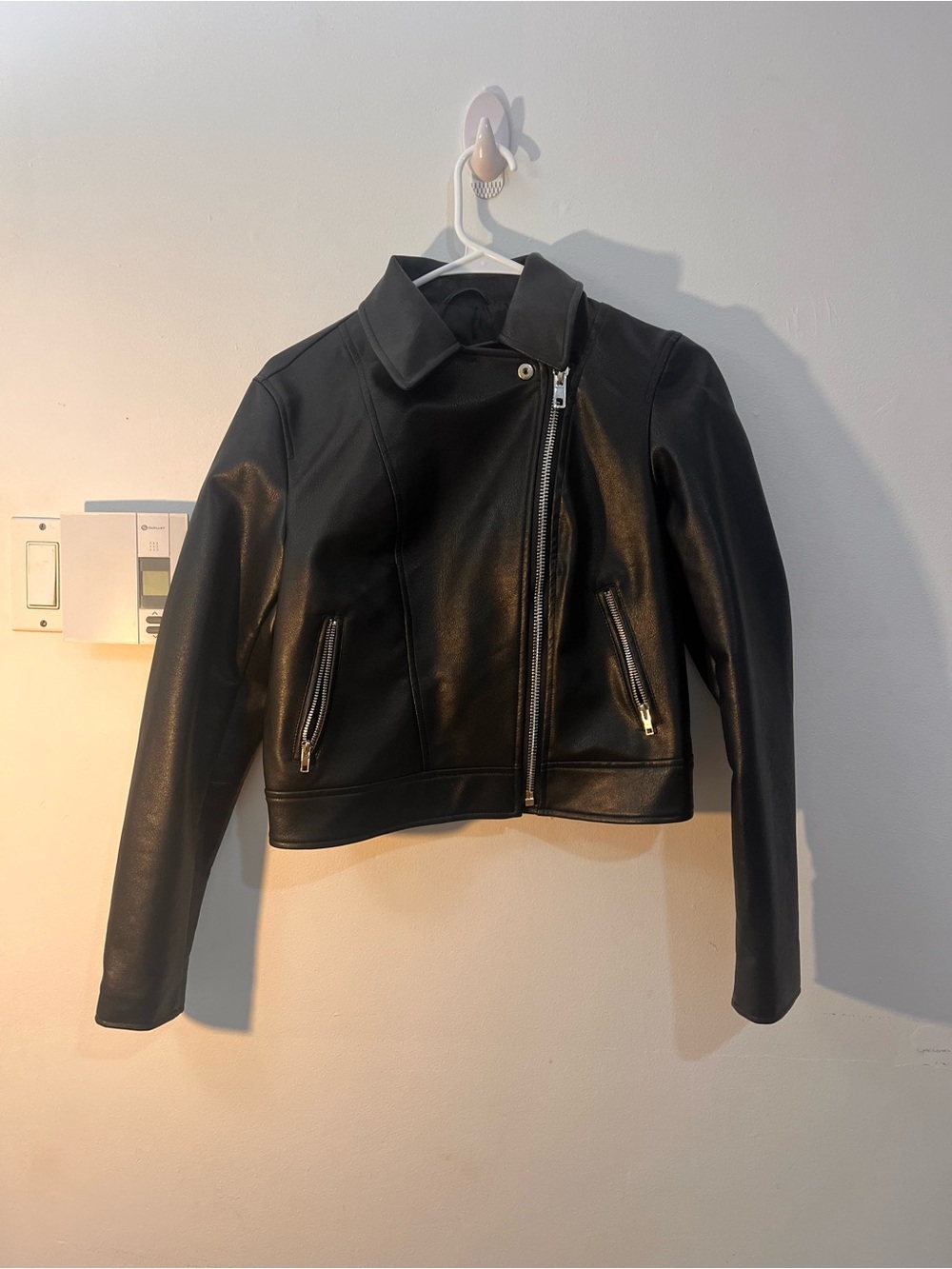 Biker leather Jacket